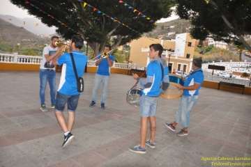 Lección escolar en el pregón de San Roque (Foto TF)